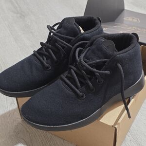Allbirds Black Wool Runner-Up Mizzle Shoes for Men